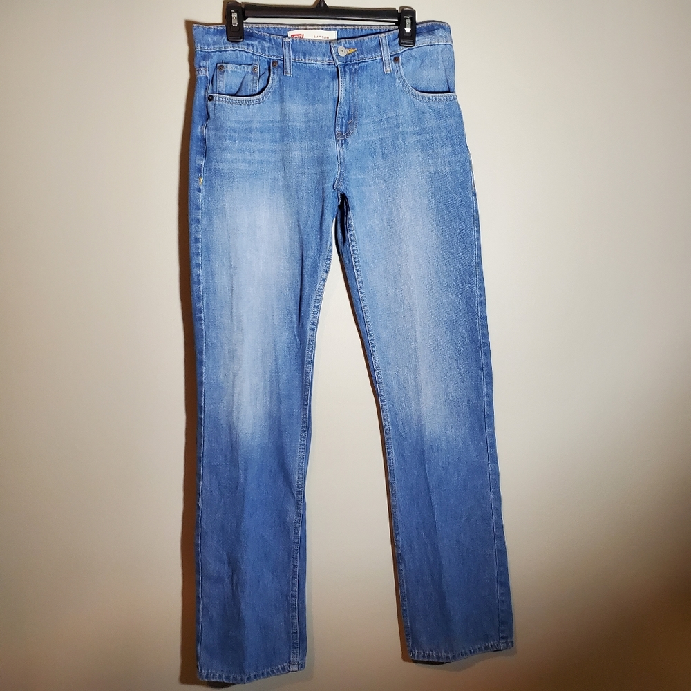 Levi Blue Denim Wash Jeans Size 18Reg. W29‎ L29
